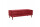 Funktionssofa mit Hocker Kacha Bezug Samtvelours Esche natur / rot 23160