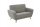 Sofa 2-Sitzer Kaitlyn Bezug Flachgewebe Buche natur / grau 23197