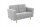 Sofa 2-Sitzer Kaisa Bezug Flachgewebe Esche natur / hellgrau 23193