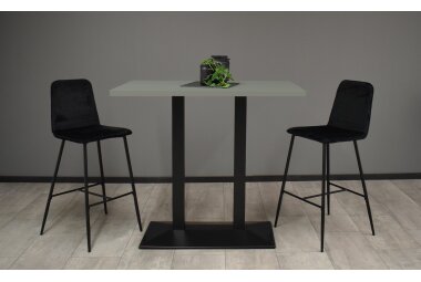 Tresentisch Electra 120x70x106 schwarz matt/Pinie green...