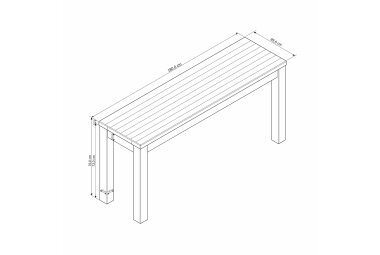 Esstisch Janice 180x78x90 Kiefer Holz massiv weiß 10278