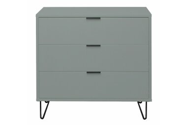 Kommode Erna 81x45x82 Pinie Green matt Lack 14719-D