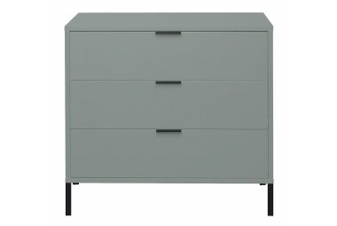 Kommode Erna 81x45x82 Pinie Green matt Lack 14719-Q