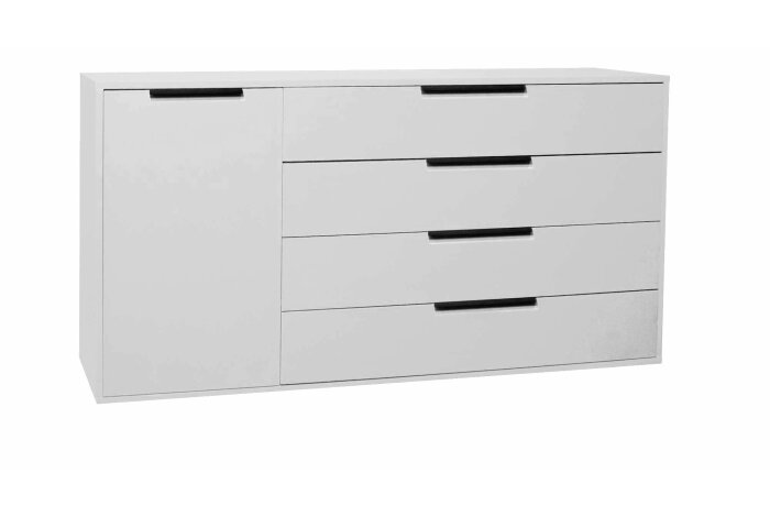 Sideboard Erna 168x45x87 Kreidegrau matt Lack 14767