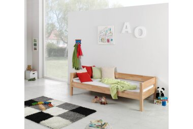 Spielbett Georgiana 208x127x113 Massivholz Buche lackiert 11166