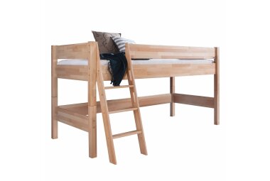 Spielbett Georgianne 208x127x113 Massivholz Buche lackiert 11168