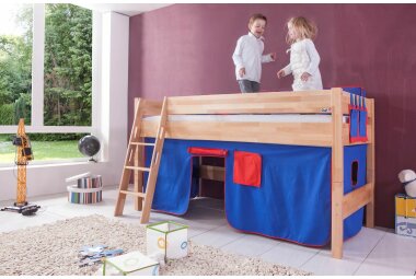 Spielbett Georgieva 208x127x113 Massivholz Buche lackiert...