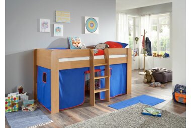 Spielbett Ginnie 217x97x107 Holznachbildung Buche Dekor 11240