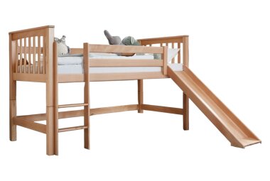 Spielbett Gladi 209x211x128,5 Massivholz Buche lackiert 11269