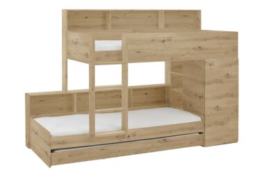 Etagenbett Gostiata 259x111x181 Holznachbildung Eiche...