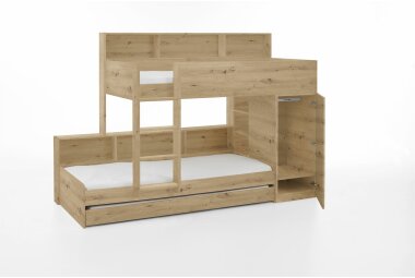 Etagenbett Gostiata 259x111x181 Holznachbildung Eiche...