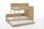 Etagenbett Gostiata 259x111x181 Holznachbildung Eiche Artisan 11307