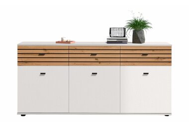 Sideboard Jacklin 168x38x80 Weiss/Artisan Eiche 10292