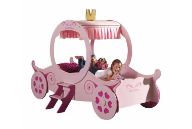 Kutschenbett Kasey 240x168x168 Kinderbett Spielbett MDF Rosa 17038