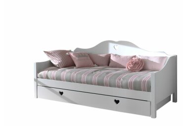 Kojenbett Kamila 212x98x95 Funktionsbett MDF Weiß...