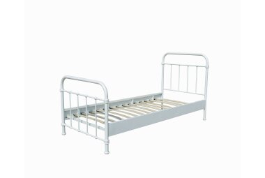 Metallbett Karlyn 210x98x111 Einzelbett Metall Weiß...