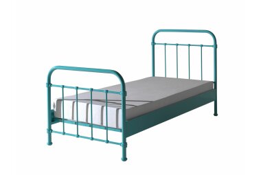 Metallbett Karlyn 210x98x111 Einzelbett Metall...