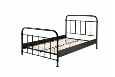 Metallbett Karlyn 210x129x111 Einzelbett Metall Schwarz...