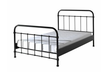 Metallbett Karlyn 210x129x111 Einzelbett Metall Schwarz...