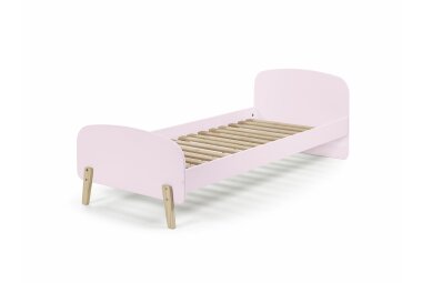 Einzelbett Karilynn 206x95x73 Kinderbett MDF+Massivholz...