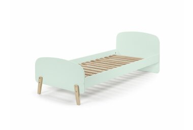 Einzelbett Karilynn 206x95x73 Kinderbett MDF+Massivholz...