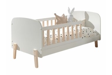 Babybett Karilynn 147x77x68 Gitterbett MDF+Massivholz...