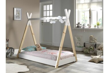 Tipi Karyn 146x84x131 Kinderbett Massivholz...