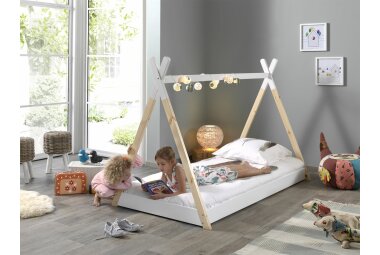 Tipi Karyn 206x106x136 Kinderbett Massivholz...