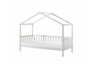 Hausbett Kapua 210x97x170 Kinderbett Massivholz...