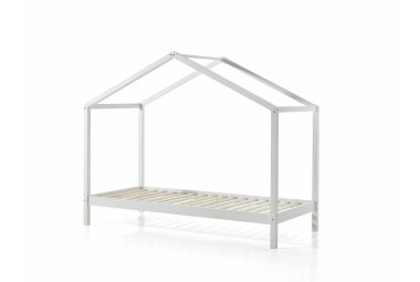 Hausbett Kapua 210x97x170 Kinderbett Massivholz...