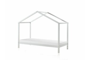 Hausbett Kapua 210x97x170 Kinderbett Massivholz...