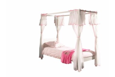 Himmelbett Katerinka 208x98x191 Einzelbett Massivholz...