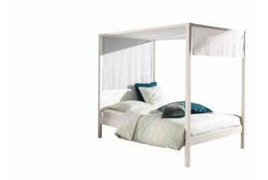 Himmelbett Katey 208x148x191 Einzelbett Massivholz...