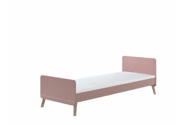 Einzelbett Kamillah 204x95x74 Kinderbett MDF Terra Rosa...