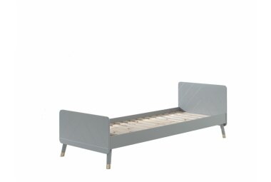 Einzelbett Kamillah 204x95x74 Kinderbett MDF Timeless...