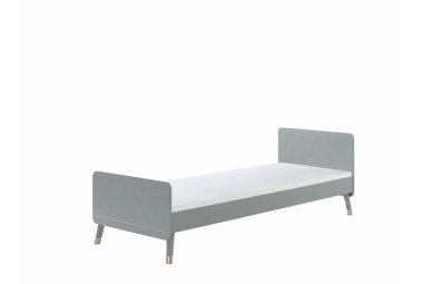 Einzelbett Kamillah 204x95x74 Kinderbett MDF Timeless...