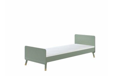 Einzelbett Kamillah 204x95x74 Kinderbett MDF Olive...