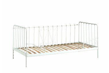 Metallbett Kamenka 205x95x90 Einzelbett Metall Wei&szlig;...