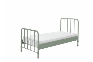 Metallbett Kay 97x206x110 Einzelbett Metall Grün...