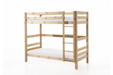 Etagenbett Karolina 210x105x182 Hochbett Massivholz natur...