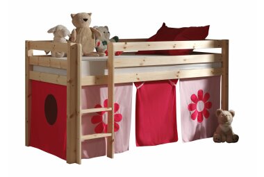 Spielbett Karolina 210x106x114 Kinderbett Massivholz...