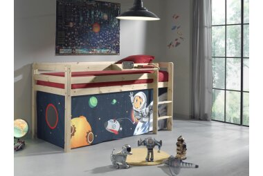 Spielbett Karolina 210x106x114 Kinderbett Massivholz...