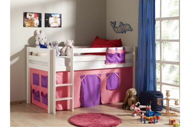 Spielbett Karolina 210x106x114 Kinderbett Massivholz...