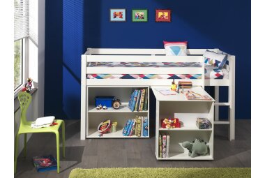 Spielbett Karolina 210x106x114 Kinderbett Massivholz+MDF...