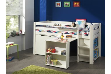 Spielbett Karolina 210x106x114 Kinderbett Massivholz+MDF...