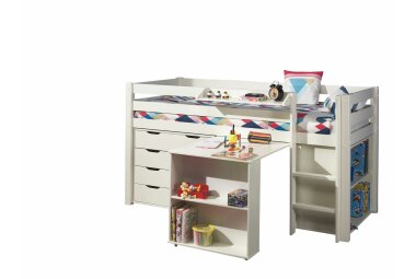 Spielbett Karolina 210x106x114 Kinderbett Massivholz+MDF...