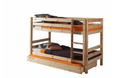 Etagenbett Karolina 210x105x140 Hochbett Massivholz natur...