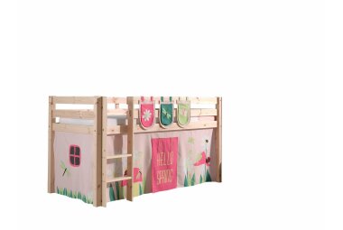 Spielbett Karolina 210x106x114 Kinderbett Massivholz...