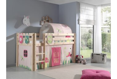 Spielbett Karolina 210x106x114 Kinderbett Massivholz...