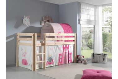 Spielbett Karolina 210x106x114 Kinderbett Massivholz...